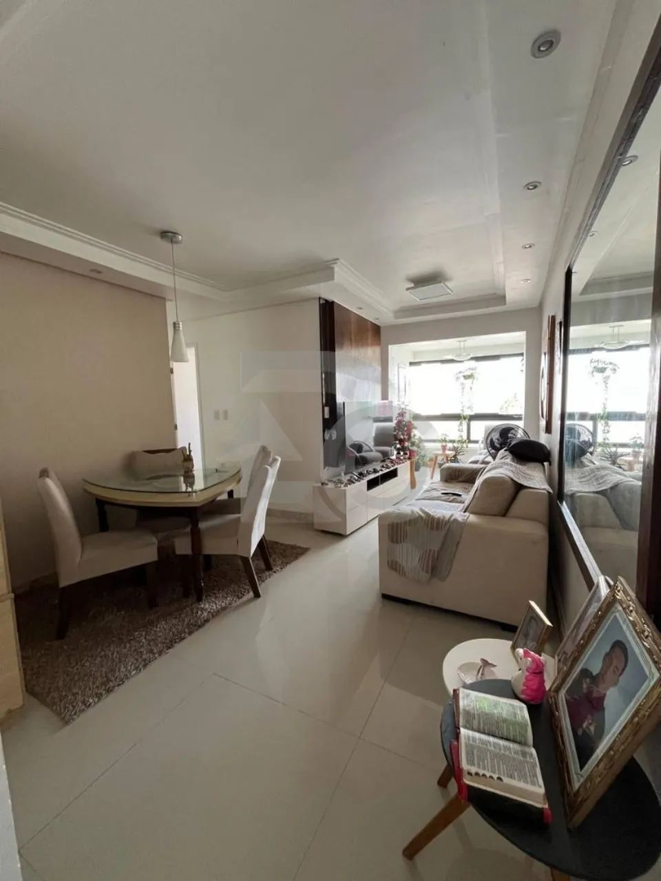 Vista Marina: Ap com Ar-Condicionado, Ventilador de Teto e Piso em Porcelanato - Foto 3