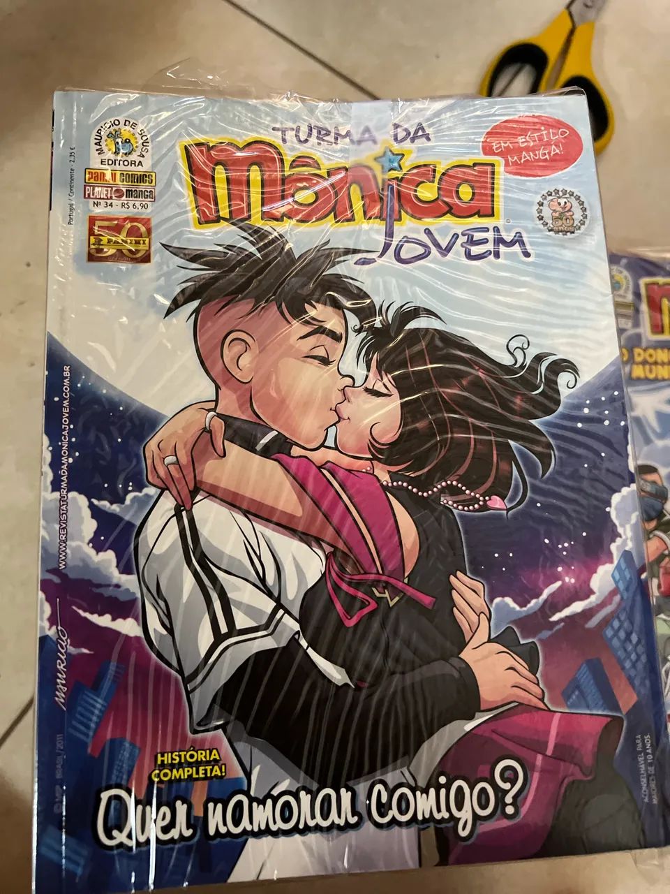 HQ mangá, gibi, quadrinho 2 unidades vol Turma da Mônica Jovem 50/60... - Foto 6