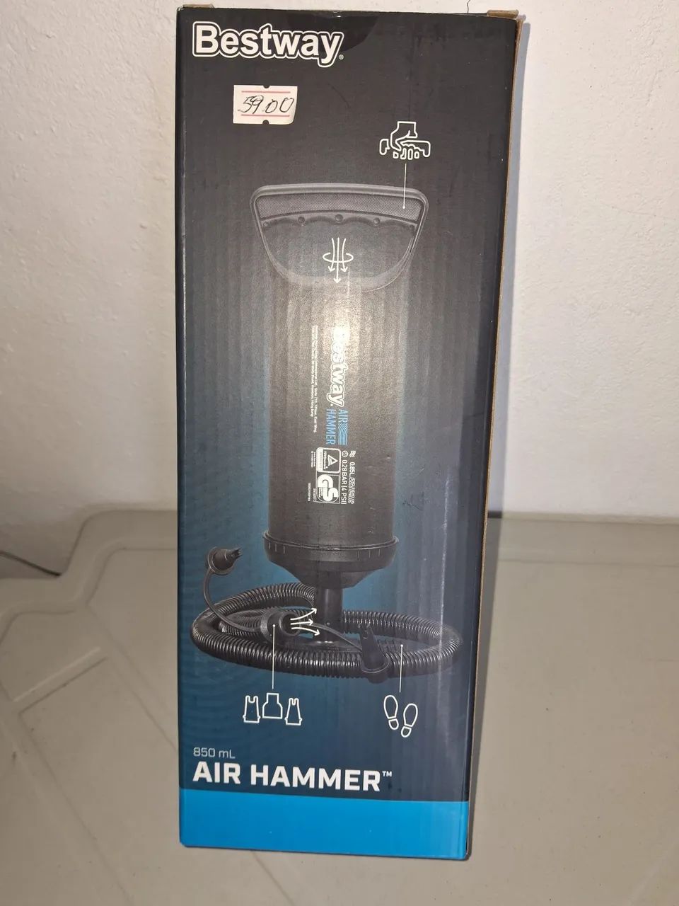 Bomba para encher Colchões Bestway Air Hammer