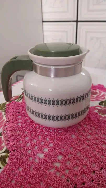 Cafeteira de Porcelana Pozzani Jarra Antiga anos 80 - Foto 5