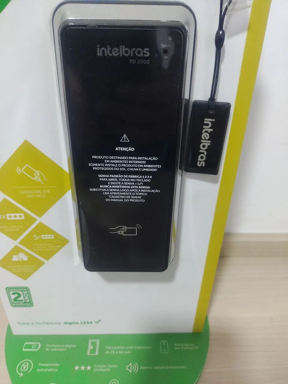 Fechadura Digital de Sobrepor Intelbras FD 2000 - Foto 2