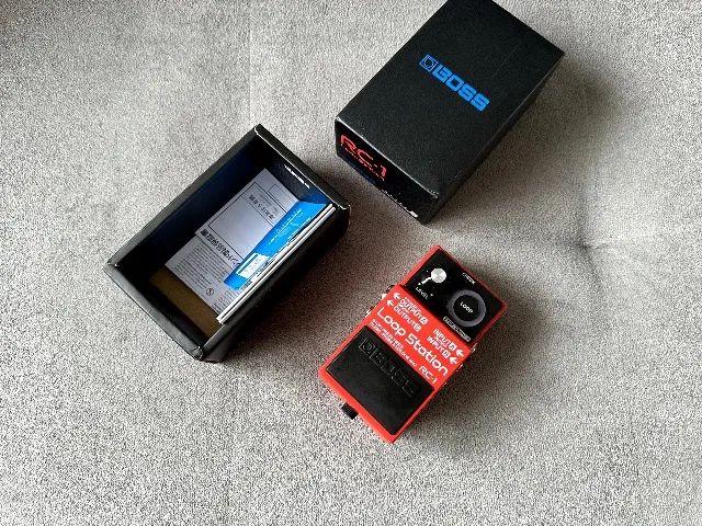 Pedal Boss RC-1 Loop Station looper completo na caixa