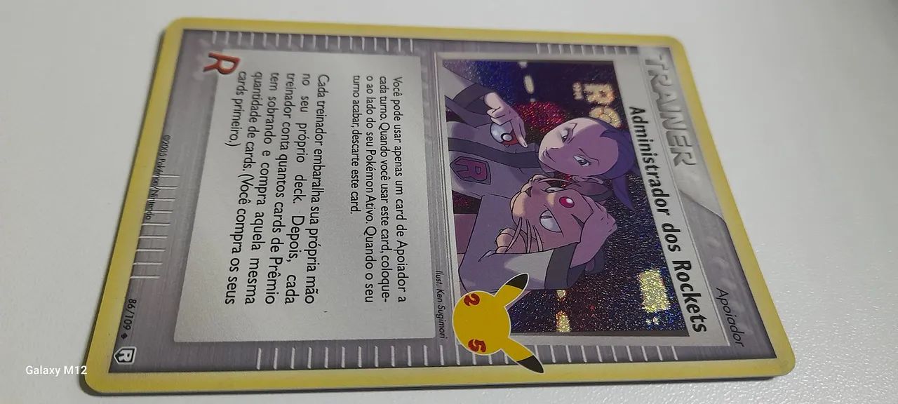 Carta Pokémon Administrador dos Rockets 86/109 - Foto 3