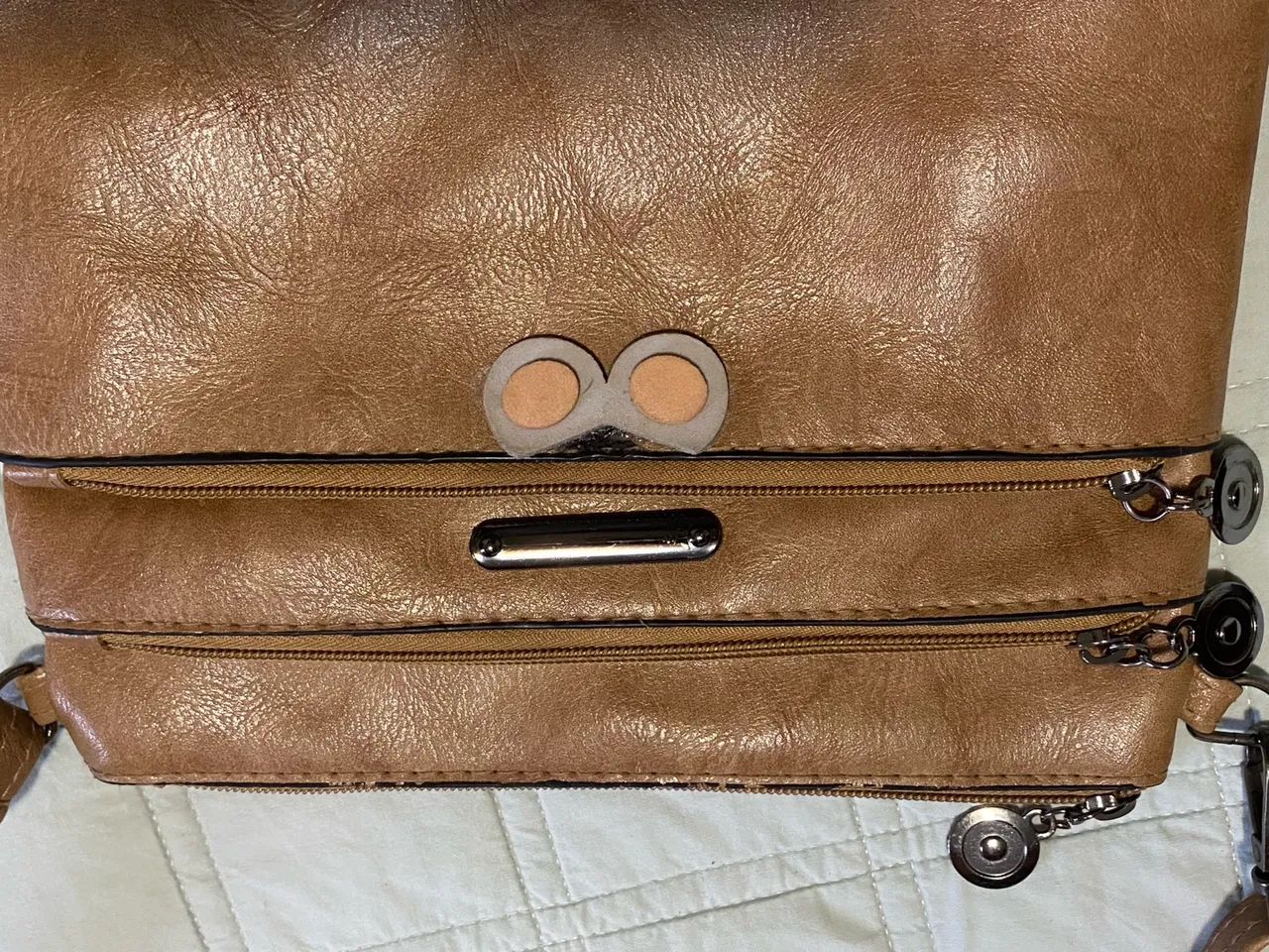 Bolsa de couro marrom - Foto 2