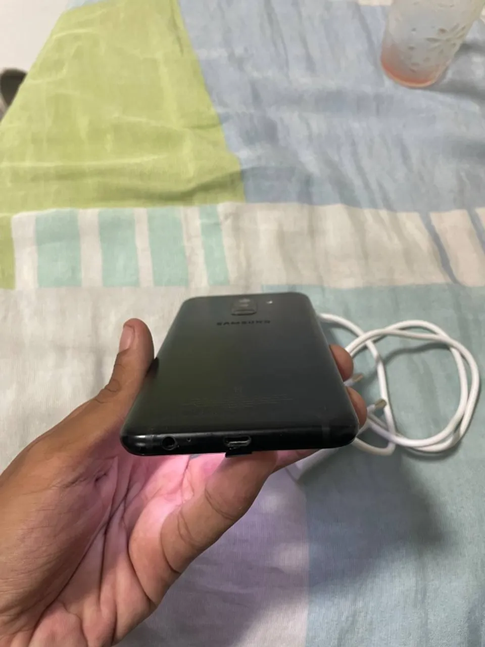 celular cor preto 64gb a6 plus samsumg com carregador