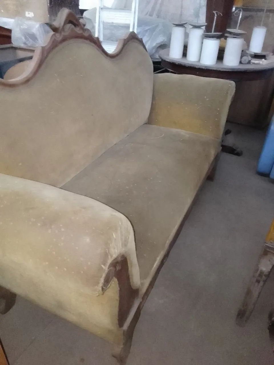 Antigo sofá alemão anos 50 - Foto 3