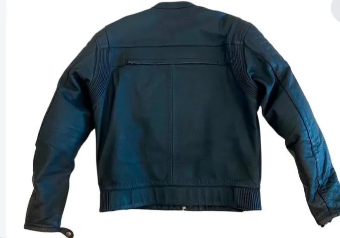 JAQUETA DE COURO para Motociclista - Design Moderno