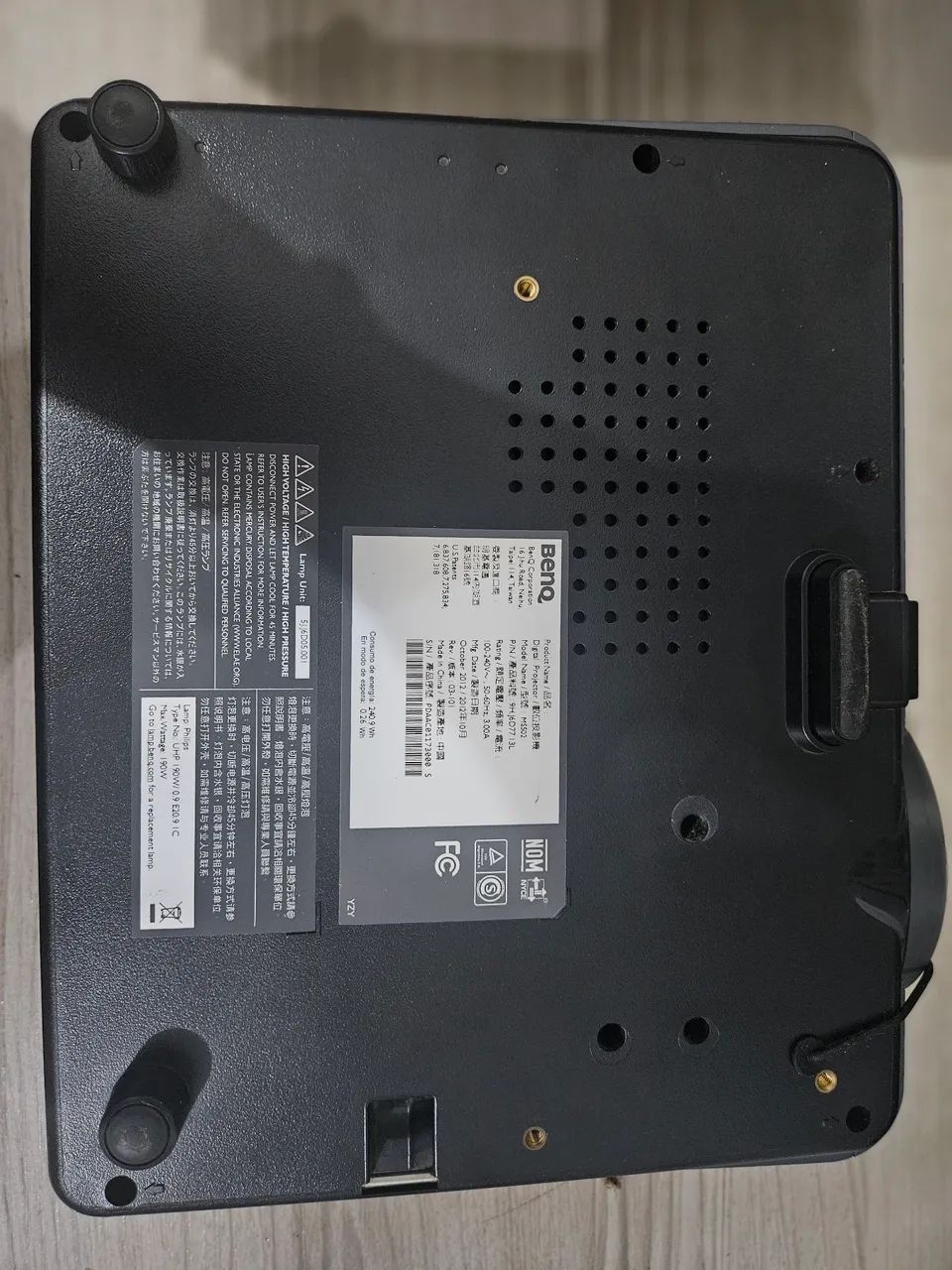 Projetor para Filmes/Apresentações Benq MS502 100-240V  - Foto 5