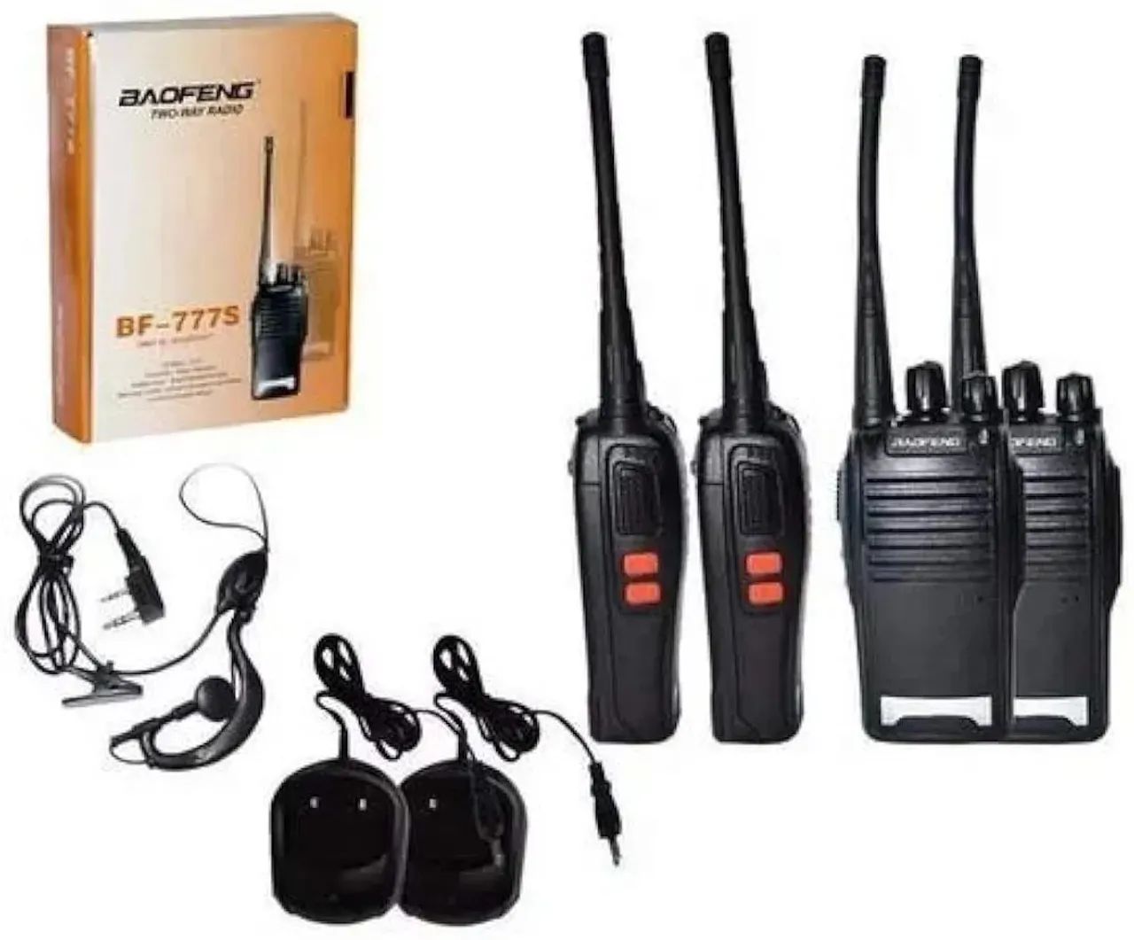 2 Walkie Talkies Baofeng - Segurança para sua casa - Foto 4