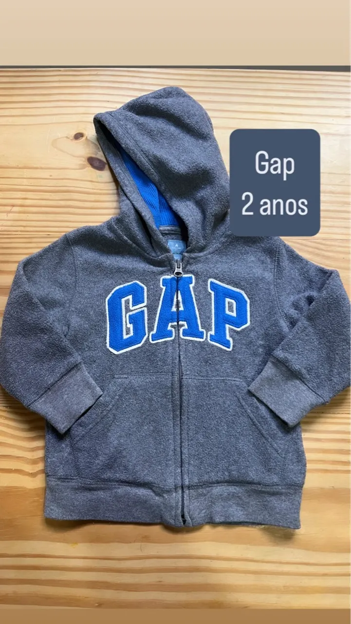 Casaco de Moletom Gap Infantil 2 Anos