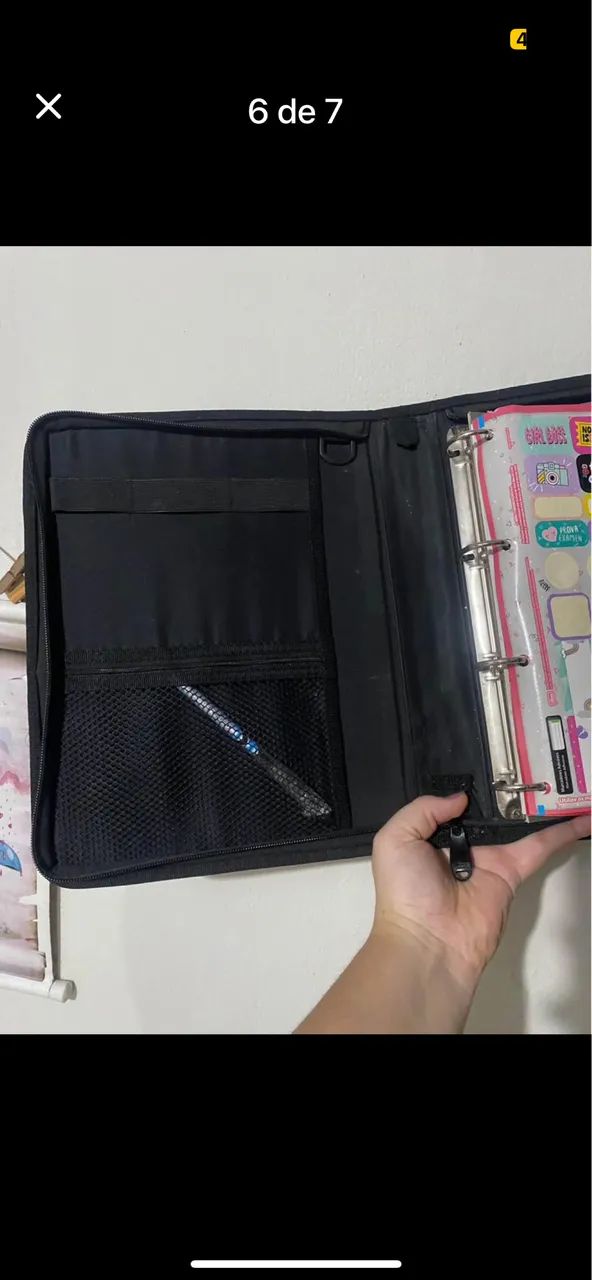 Fichário super novo nunca usado - marca boa  - Foto 3