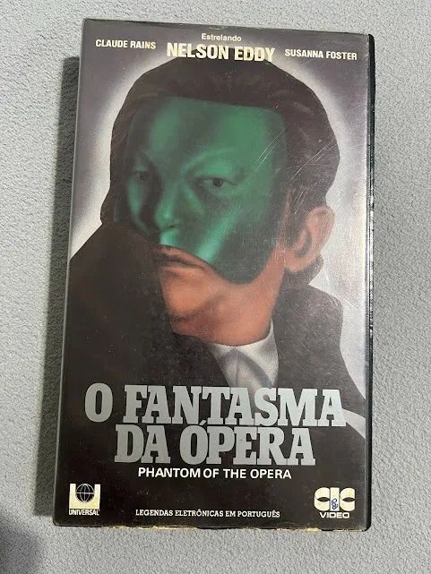 Vhs - O Fantasma Da Ópera - Nelson Eddy