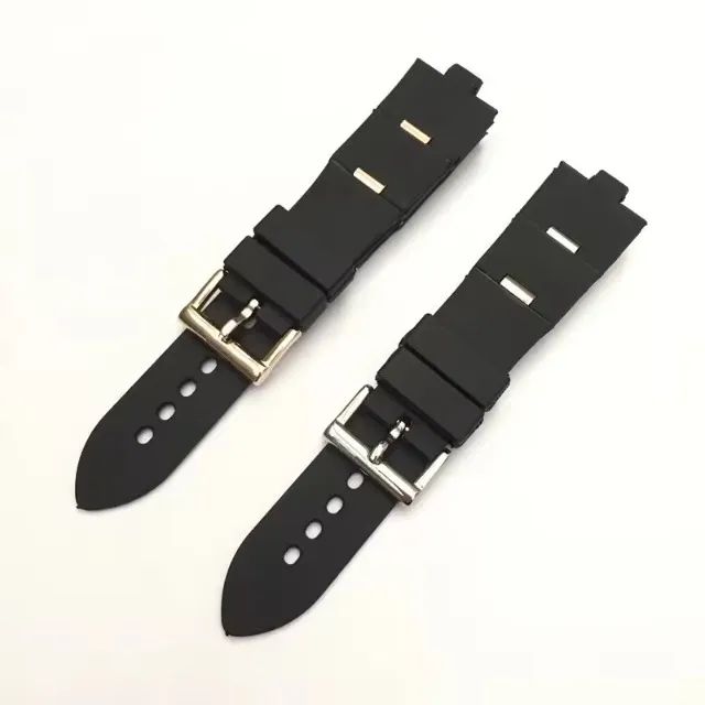 Pulseira P/ Relogio Bulgar Diagono Borracha 22mm - Foto 2