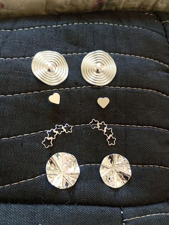 Semi jóias com banho de ouro e prata - Foto 2