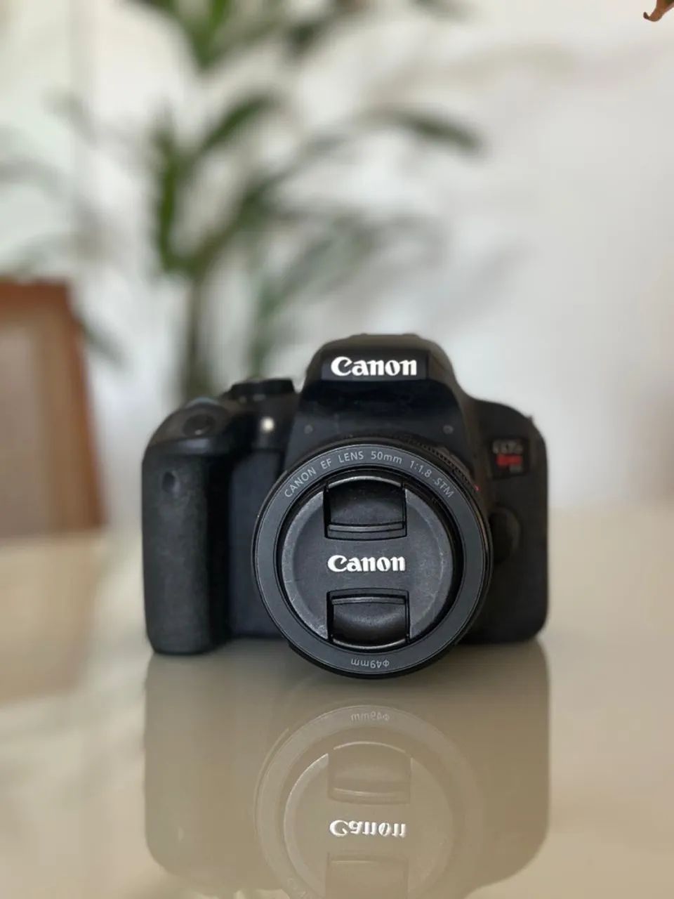 Kit Câmera Canon T7i + Lente 18-55mm | Pronta para usar!