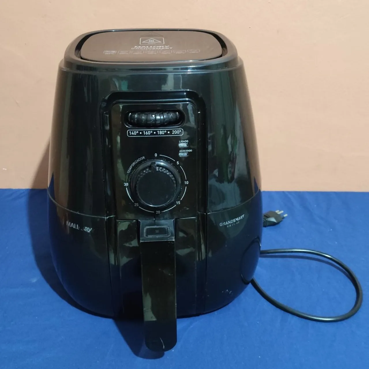 Fritadeira Preta 4L Air Fryer Mallory 220v
