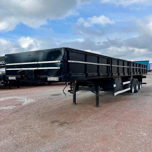 Carreta Grade Baixa/carga seca Rodofort Assoalho Ferro 2013 12,40m c/ 12 pinos conteiner