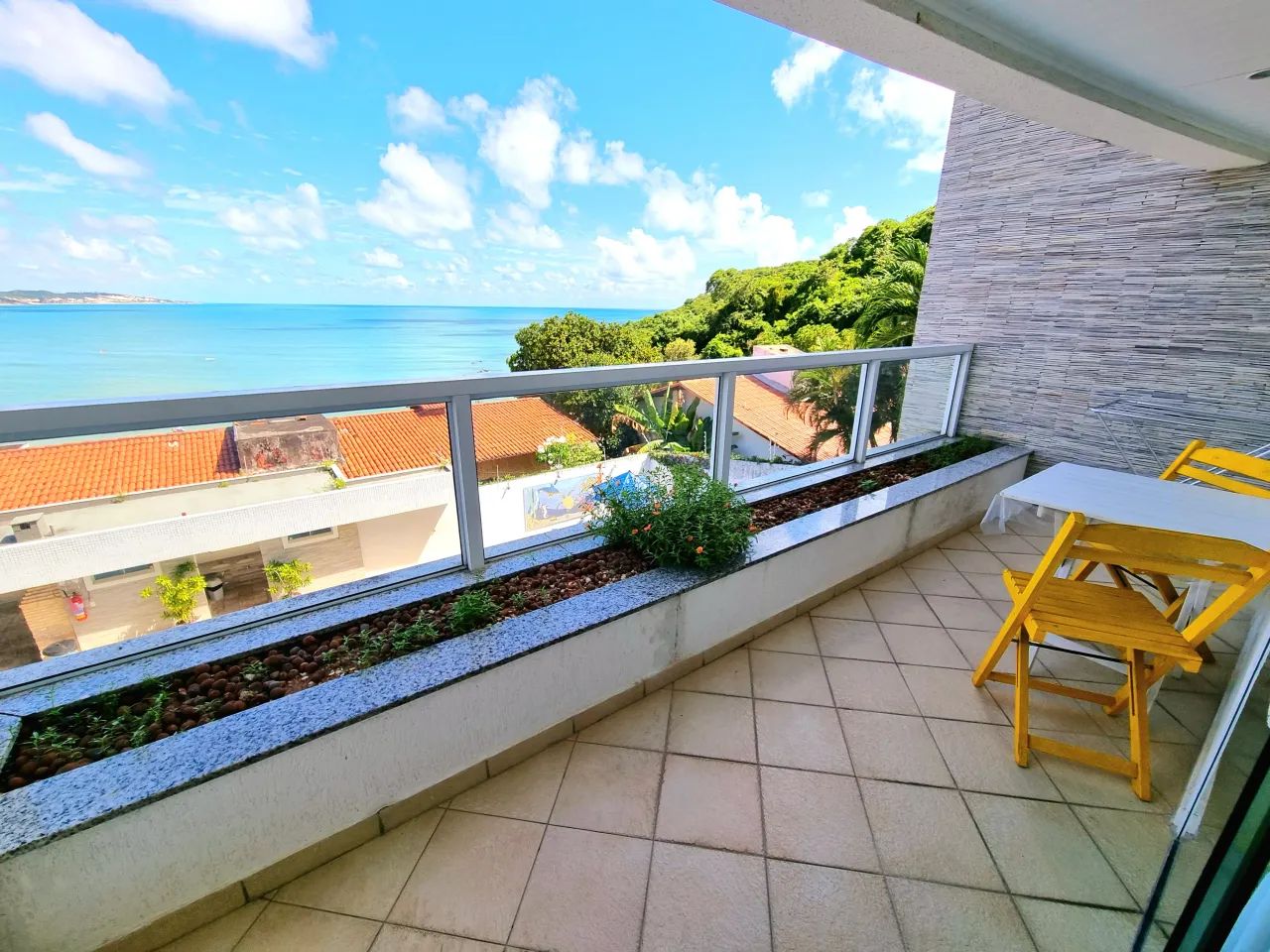 Flat mobiliado em Ponta Negra c/ linda vista para o mar