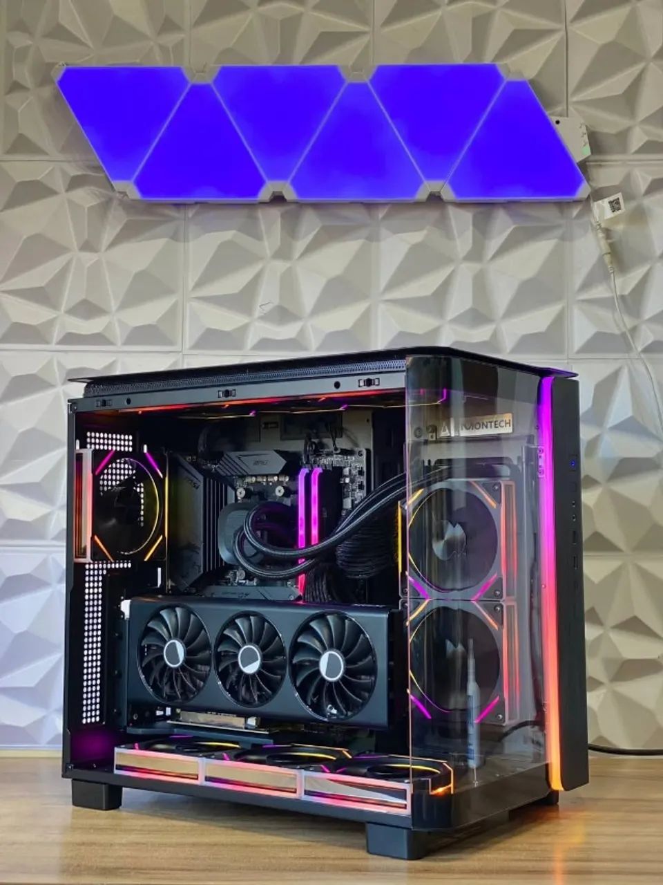 【新品】　ゲーミングPC RX7800XT RYZEN7 5700X 32GB 楽天市場】ゲーミングPC デスクトップパソコン 海景房 GMQ360 ブラック