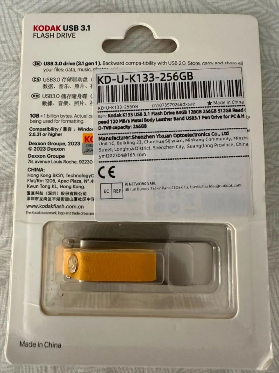 Pen drive 256GB USB 3.1 - Foto 2
