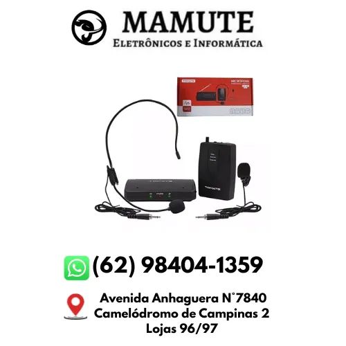 Microfone de Lapela Sem Fio Tomate Omnidirecional MT-2201