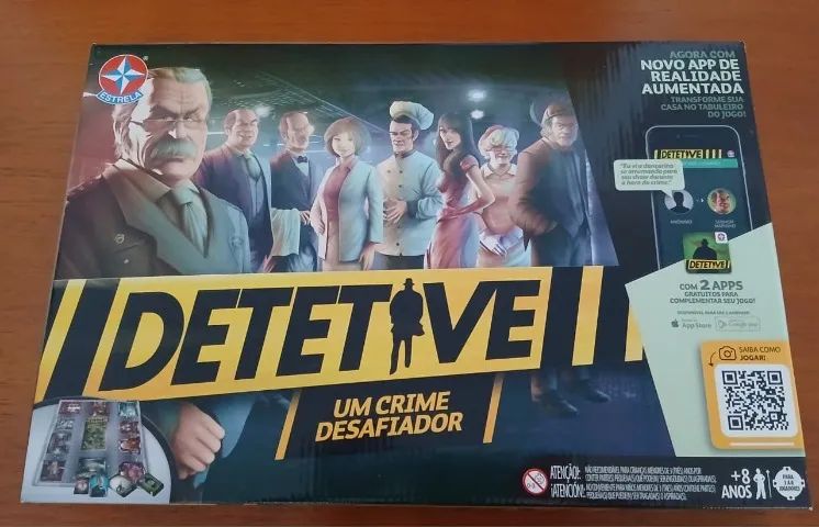 Detetive com Aplicativo - Jogo de tabuleiro