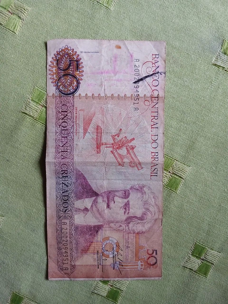 Nota de 50 cruzados  - Foto 2