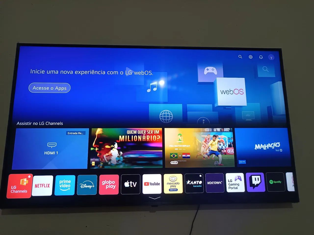 Smart tv LG 50 polegadas 4k UHD - Foto 3