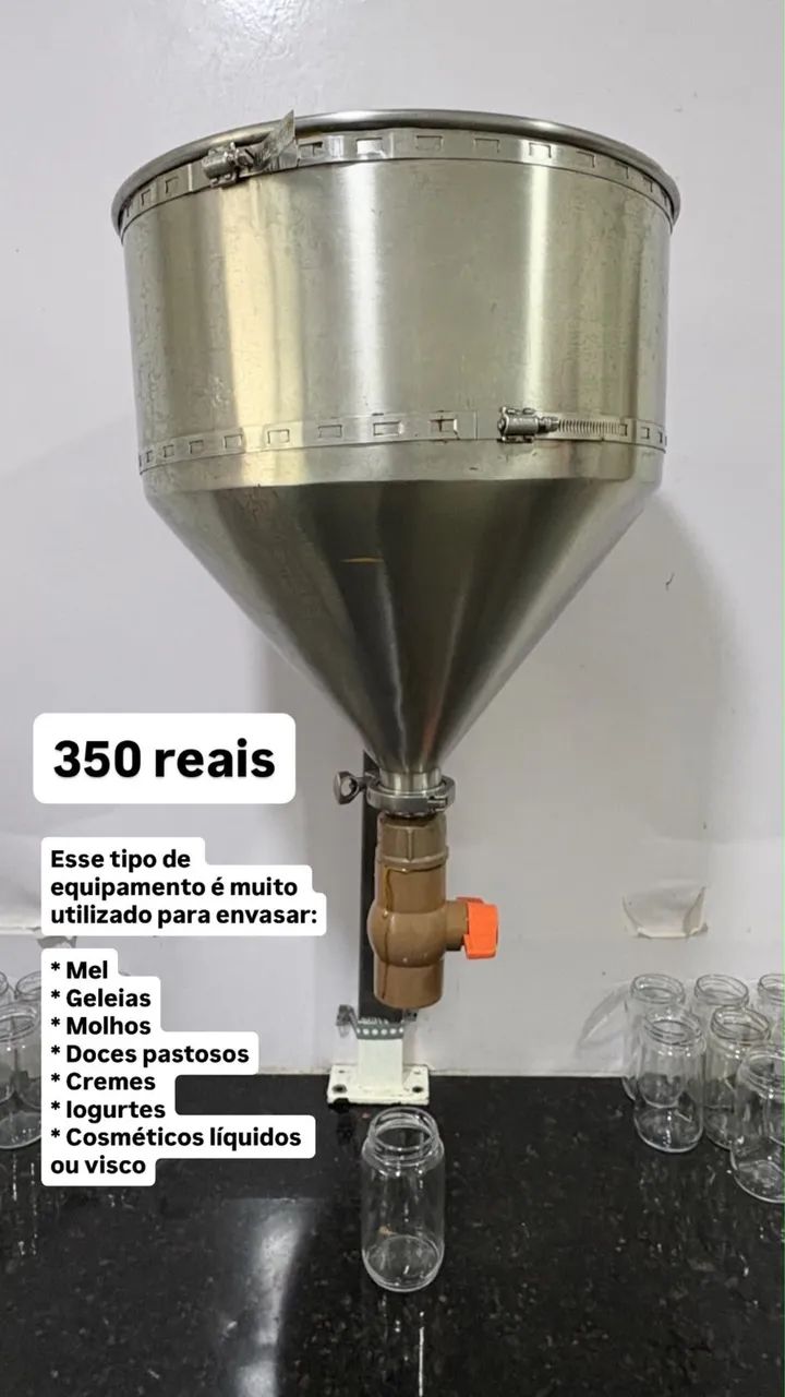 Funil envasador