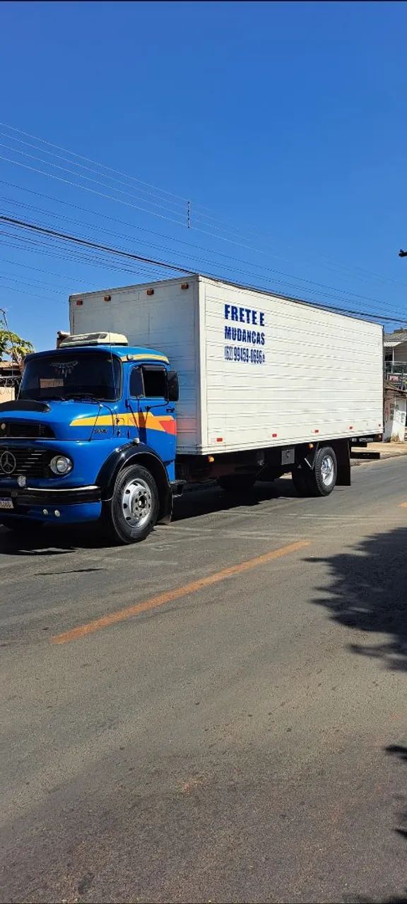 Frete mudança bau 7 mtros
