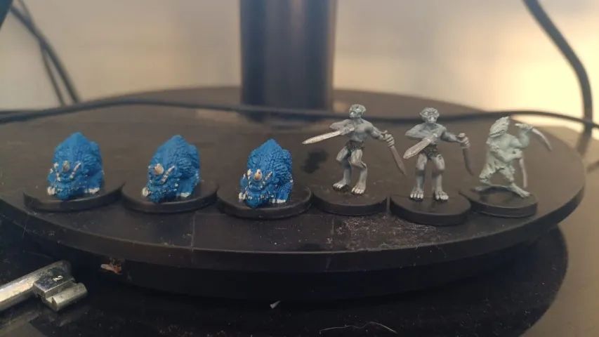 miniaturas oficias de D&D dungeons and dragons rpg