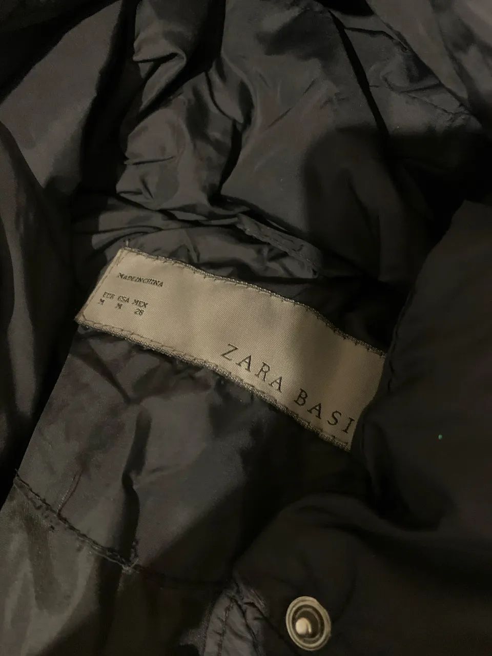 jaqueta Zara Basic, tamanho M - Foto 2