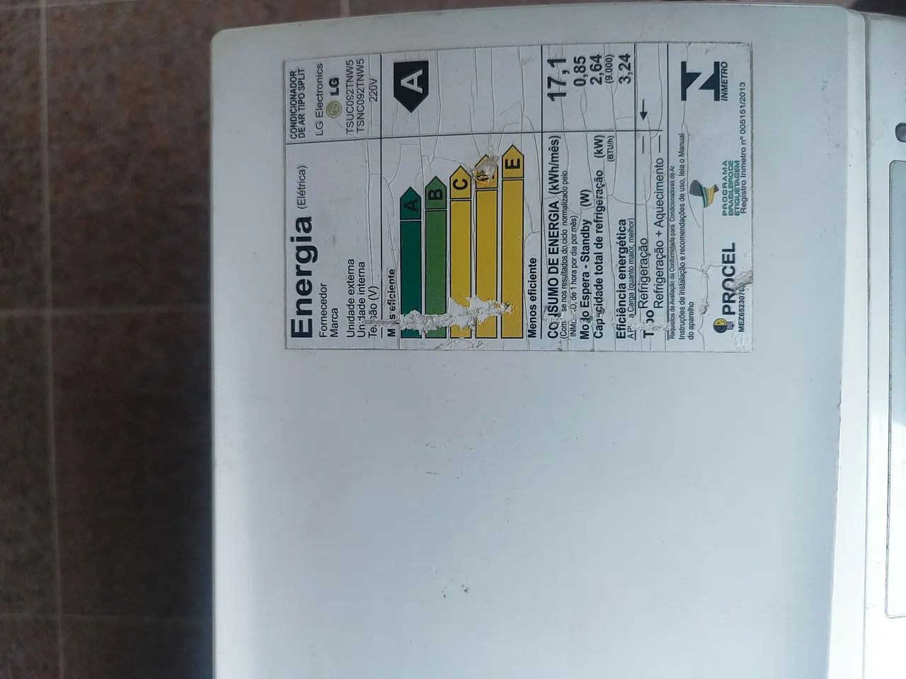 Ar condicionado LG 9000btus - Foto 3