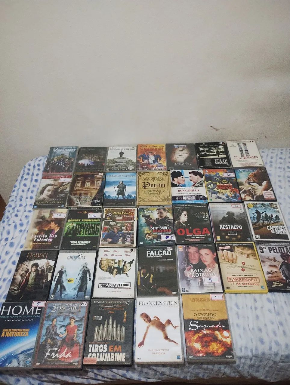 Lote 56 dvds + 1filme 2d bluray +3blu rays 3d no estado  - Foto 3