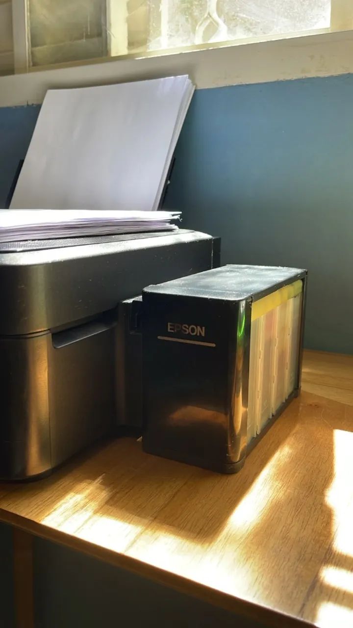 Multifuncional Epson L380 com Tanque de Tinta - USB - Impressora, Copiadora e Scanner - Foto 3
