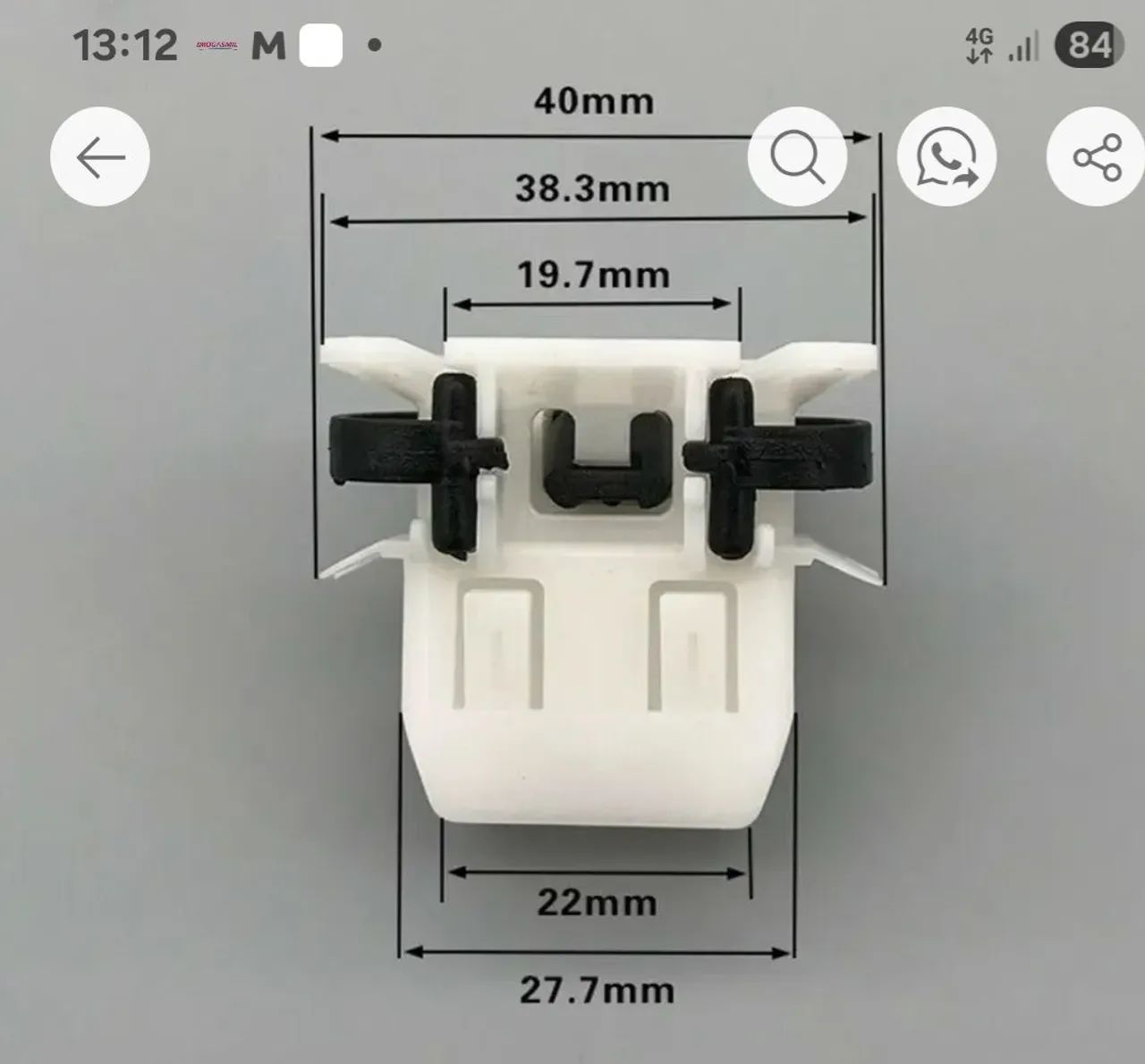  Clips Para Fixação Do Assento Traseiro Para  Honda, Base