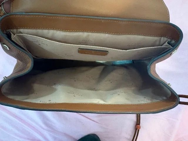 Mochila de couro da Kate Spade (New York) seminova, pouco usada, valor 1000,00 - Foto 4