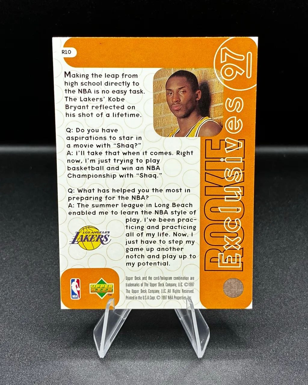 Card Upper Deck - Kobe Bryant - Foto 2