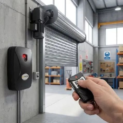 Central para Automação de Porta de Enrolar em Aço com 2 Controles