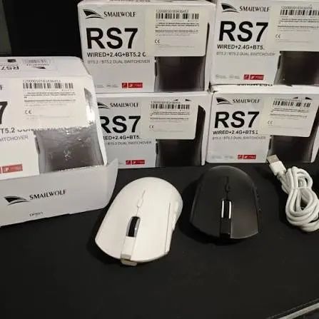 Mouse RS7 Sensor PAW3311 (SEM FIO) (2.4G/BT/Cabo) SMAILWOLF - Foto 4