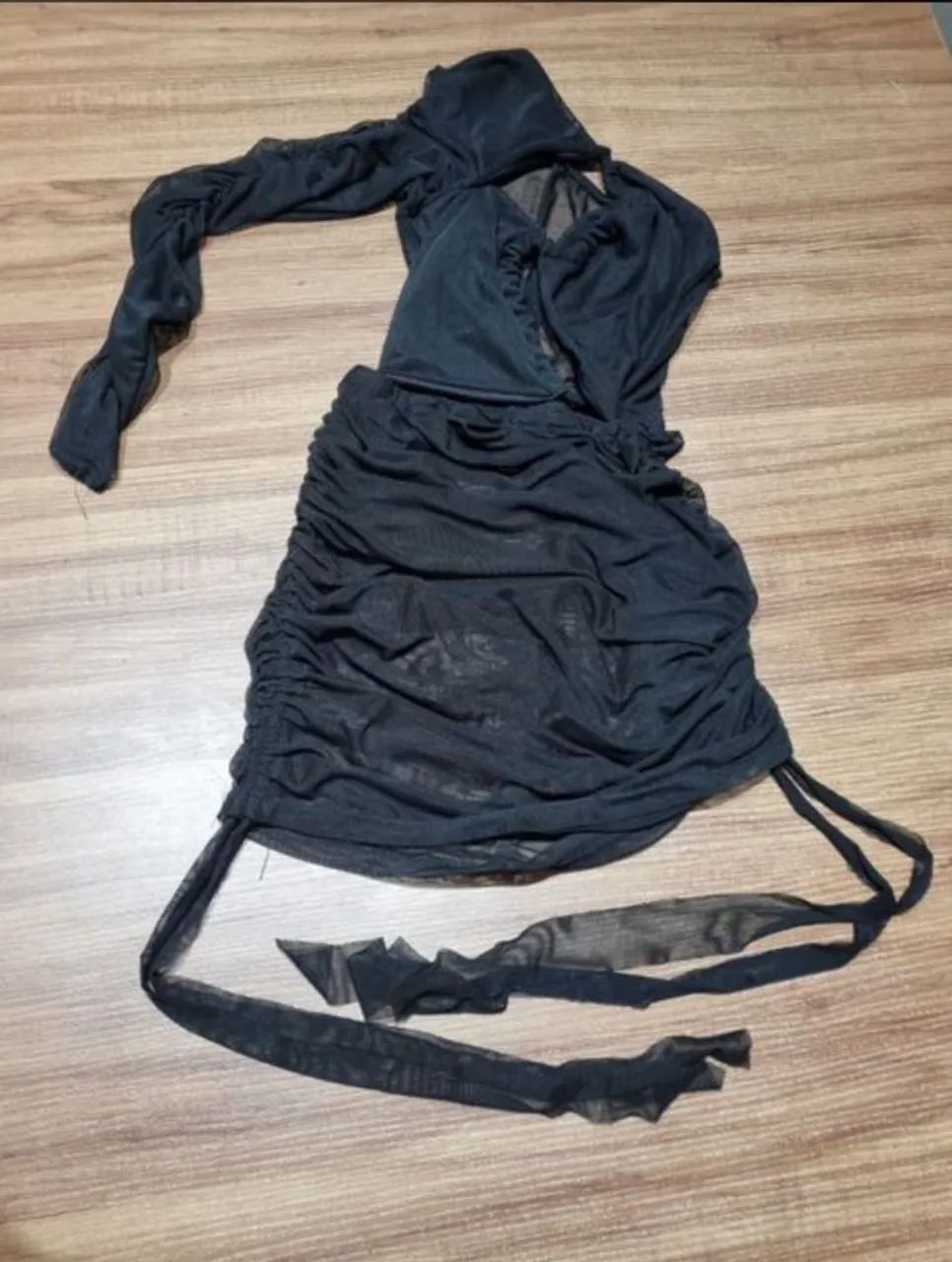 vestido tubinho de tule - Foto 3