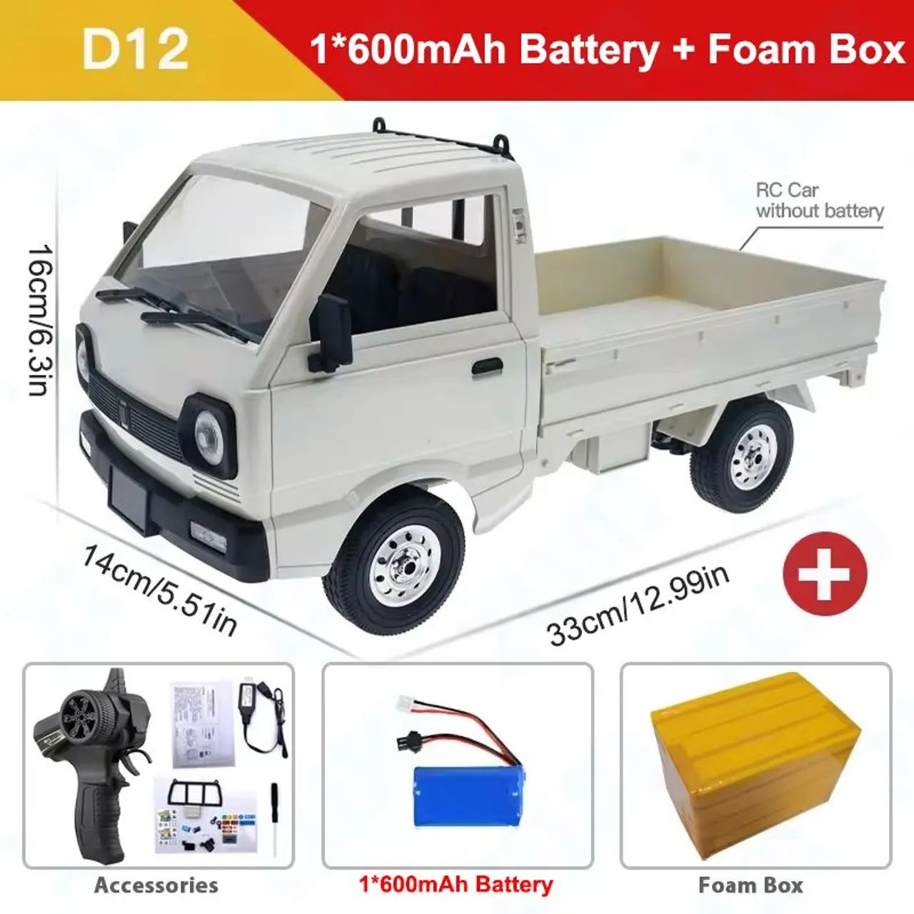Automodelo Wpl d12 1/10 - Foto 3