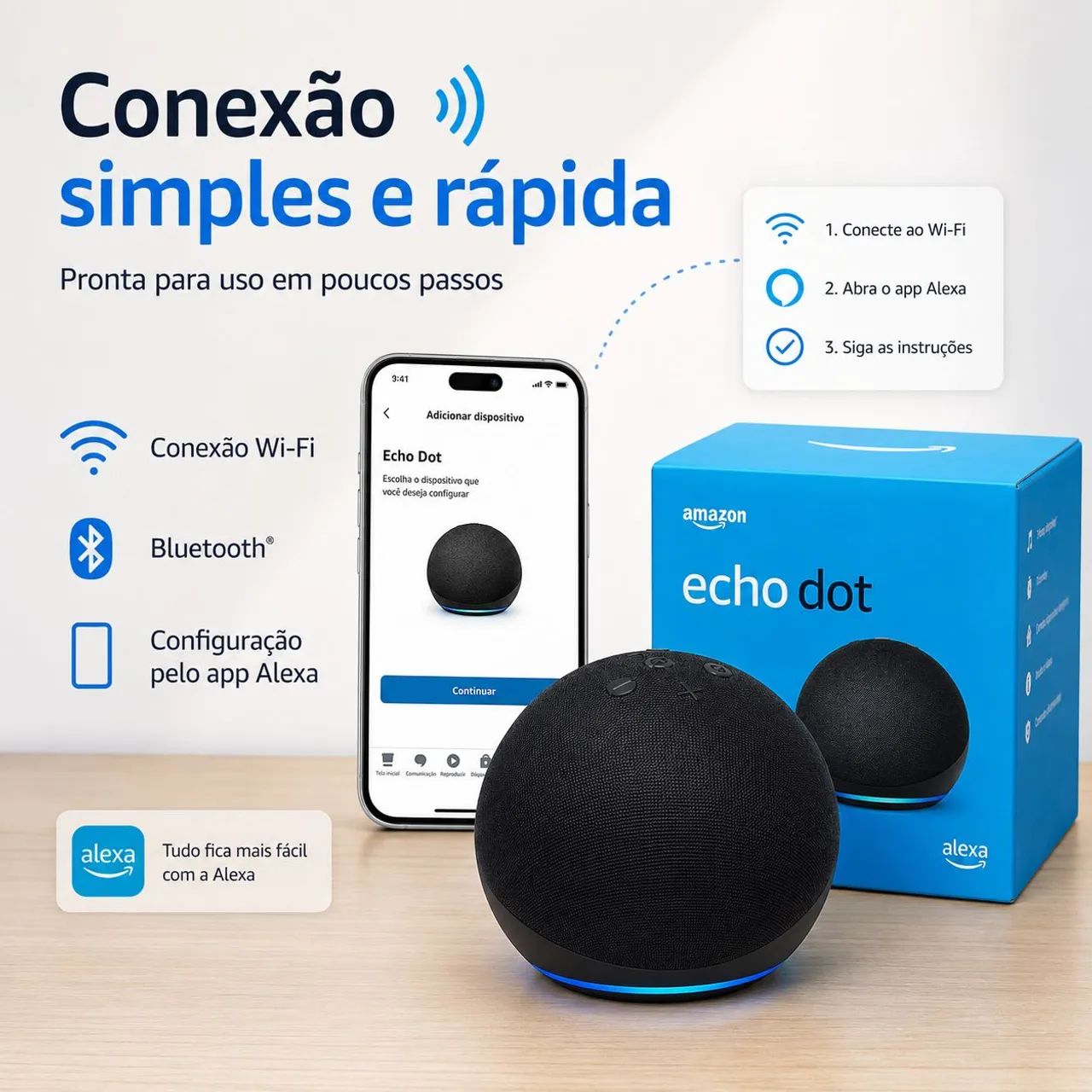 Alexa Echo Dot 5 Amazon Original Lacrada - Foto 5