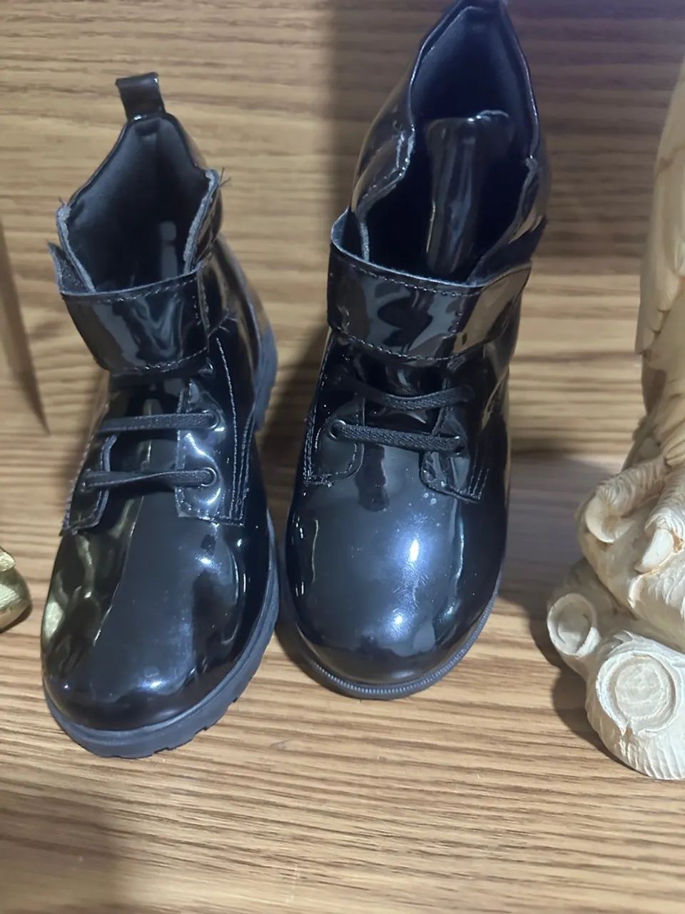 Bota preta infantil 