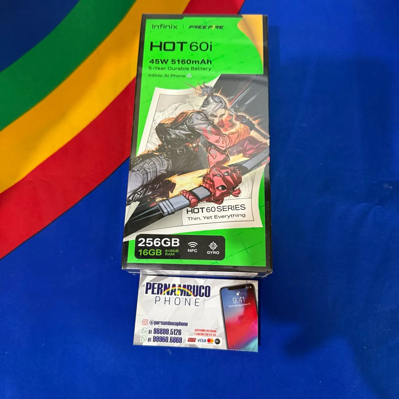 Infinix hot60i 16/256gb lacrado 