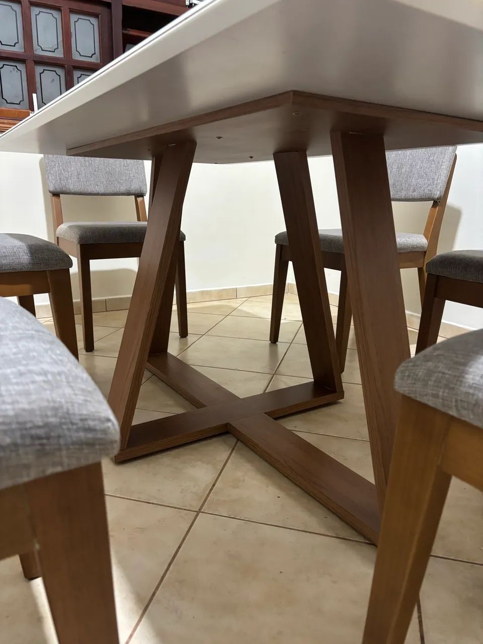 Mesa de jantar 6 lugares + 6 cadeiras - Foto 3