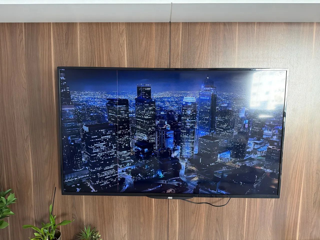 TV  LED AOC 58 Polegadas (Tela Grande - Não é Smart)