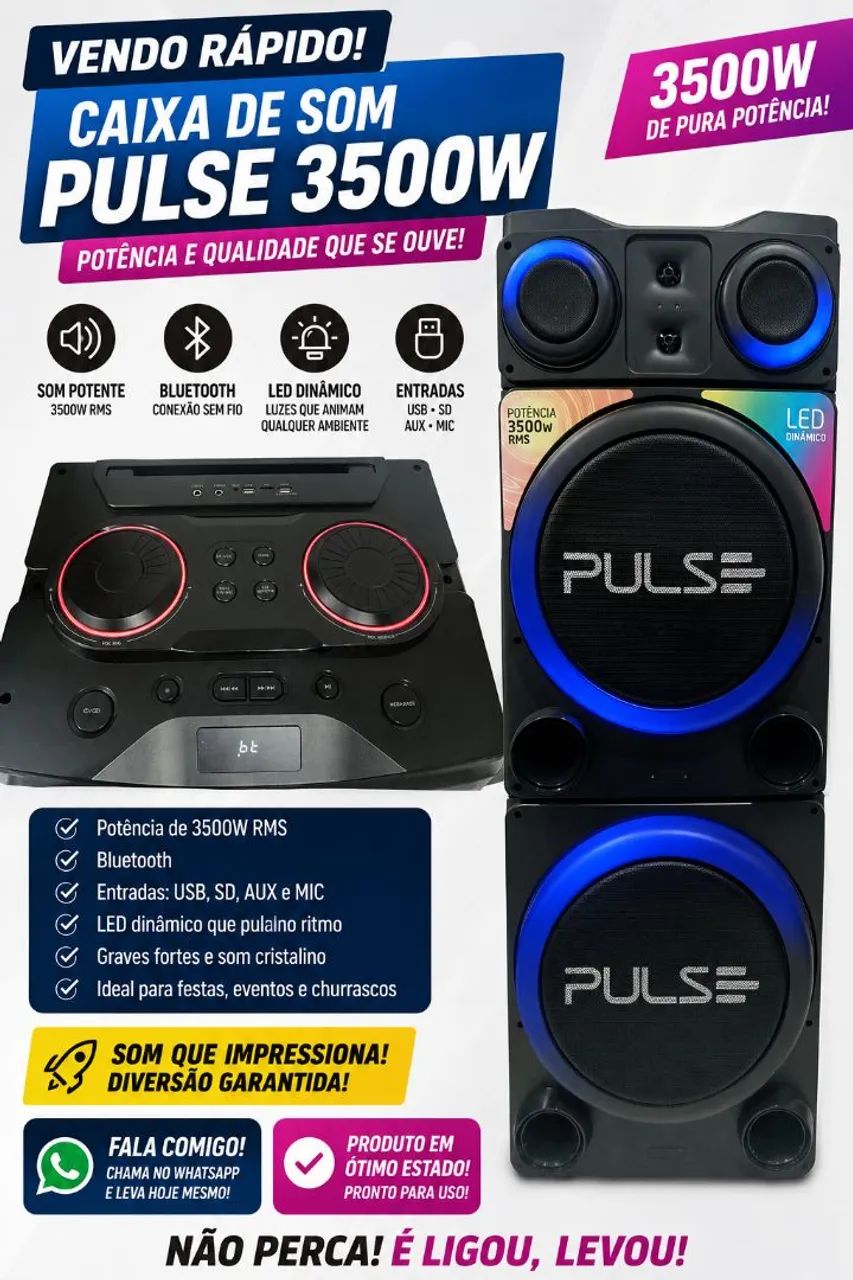 Torre pulse SP 515 3500 watts  - Foto 3