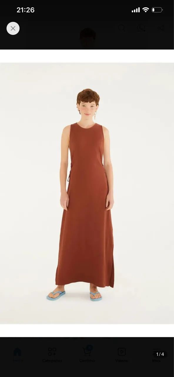 Vestido farm novo e barato