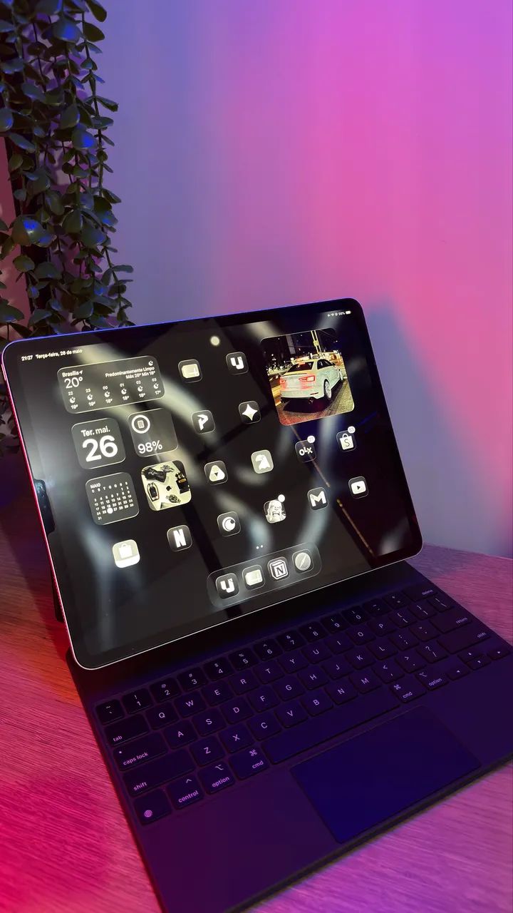 Magic Keyboard para Apple iPad Pro de 12.9 polegadas, Preto